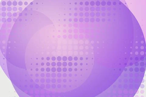 Abstract purple circles pattern with dotted design background Stock Photos