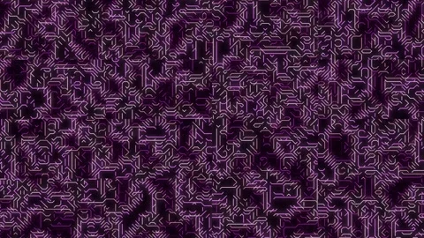Abstract Purple Circuit Board Pattern Background Stock Footage 329835935