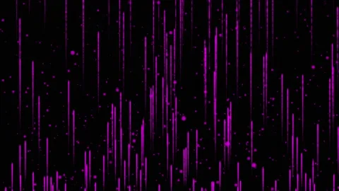 Abstract purple clean, soft and shiny particle moving up on black backgroun.. Stock Footage 295188351