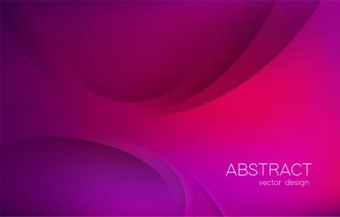 Abstract purple colorful vector background, color flow liquid wave for design Stock Illustration
