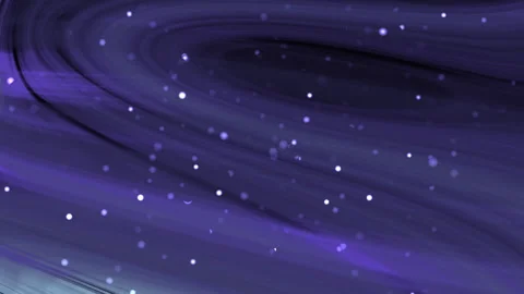 Abstract purple cosmic waves glowing starlight particles night sky fantasy. Stock Footage 336221432
