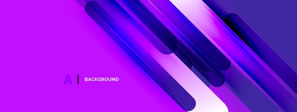 Abstract purple design. Dynamic lines create modern, flowing visual effect. 스톡 일러스트