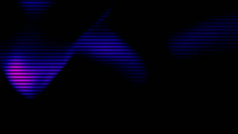Abstract purple digital light waves with scanline effect. 4K Video Video stock 340378231
