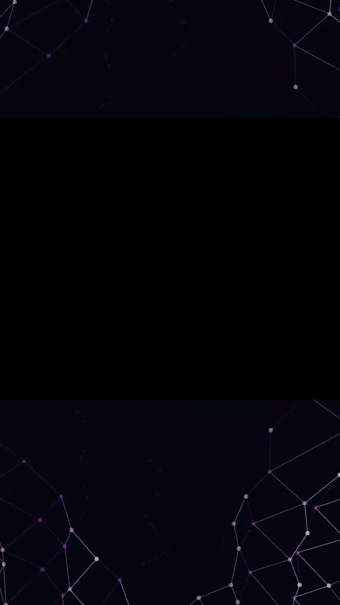 Abstract Purple Digital Network Plexus Motion Graphics Video stock 334380301