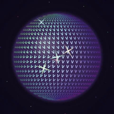 Abstract purple digital ripple effect background seamless geometric pattern Stock Footage 344777876