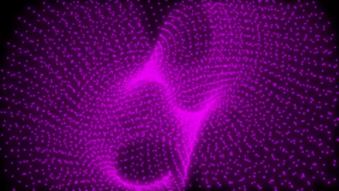 Abstract purple dot background animated video Stock Footage 294531775