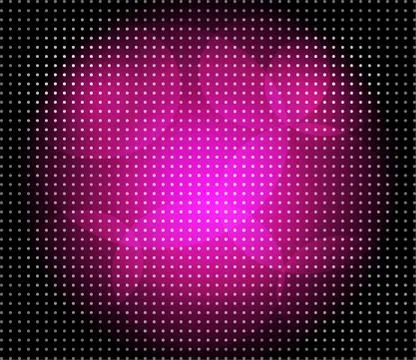 Abstract purple dots on dark background Illustrazione stock