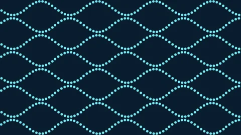Abstract purple dotted wave pattern on dark background for tech and science Видео 334139328