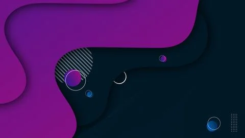 Abstract purple element background, dynamic flyer cover Stock Illustration