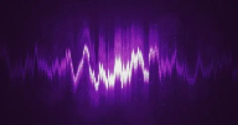 Abstract purple energy equalizer from particles and points Abstract backgroun 스톡 일러스트
