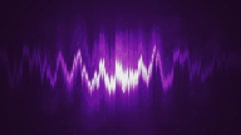 Abstract purple energy equalizer from particles and points Abstract backgroun Stockillustratie