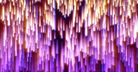 Abstract purple energy glowing lines raining down futuristic hi-tech backgrou Illustrazione stock