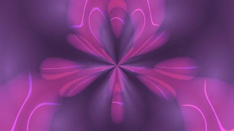 Abstract purple flower Stock Illustration