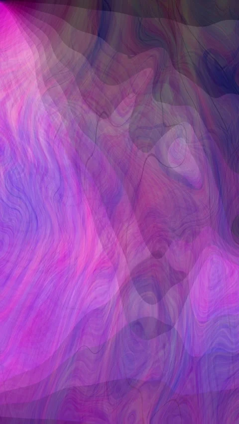 Abstract Purple Fluid Waves, Vibrant Energetic Gradient Background Loop Stock Footage 333659689