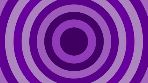 Abstract Purple Geometric 3D Torus Tunnel Loop with Retro Cartoon Style Stock Footage 328137467