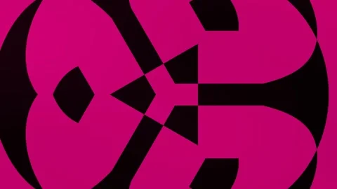 Abstract purple geometric background with digital data flow and connection .. Stock Footage 336887572
