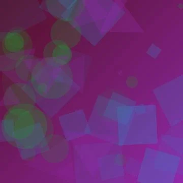 Abstract Purple Geometric Background with Overlapping Translucent Shapes 스톡 일러스트