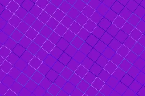 Abstract purple geometric background with squares and lines Stock Illustration