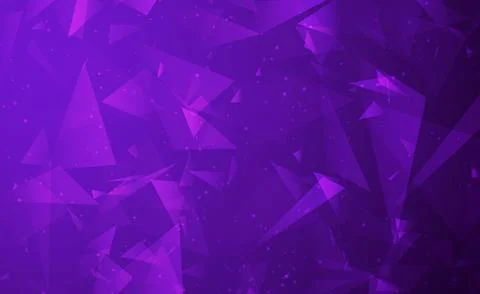 Abstract purple geometric background with transparent triangle shapes and subtle Stockillustratie