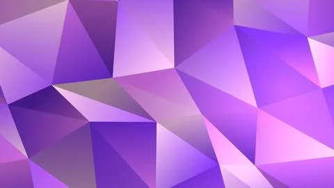 Abstract purple geometric background with triangles Stock Illustration