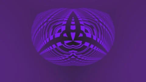 Abstract Purple Geometric Design Stock Footage 289109535