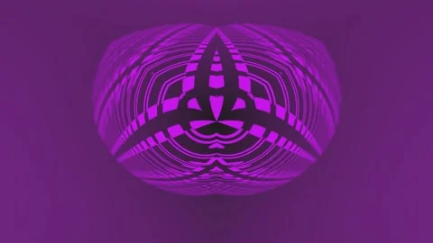Abstract Purple Geometric Design Stock Footage 289109801