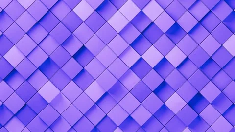 Abstract purple geometric diamond pattern background loop Stock Footage 333484582