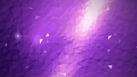 Abstract purple geometric low poly background with sharp triangular facets .. Stock Footage 346981235