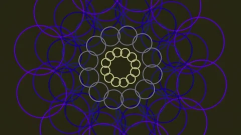 Abstract purple geometric mandala background pattern for digital design tex.. Stock Footage 341057013