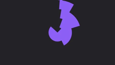 Abstract purple geometric motion background, loop 스톡 동영상 347300780