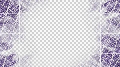 Abstract purple geometric network background with glowing light effect Stock Illustration