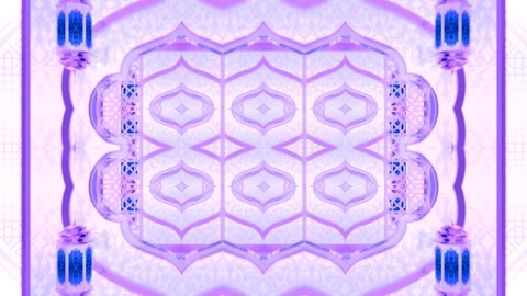 Abstract Purple Geometric Pattern Stock Footage 289136305