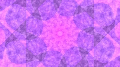 Abstract purple geometric pattern with fractal star shapes and textured bac.. Stock Footage 331352120