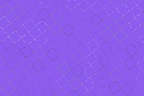 Abstract purple geometric pattern with glowing squares Stock Illustration
