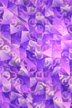 Abstract Purple Geometric Pattern Stock Photos