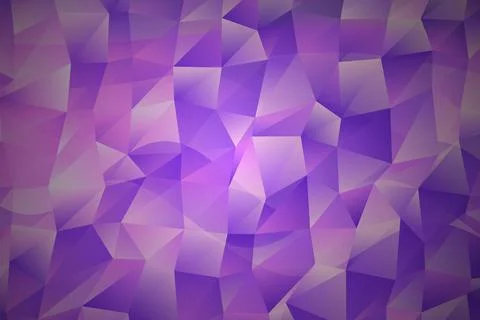 Abstract purple geometric pattern with triangles and polygons Stock Photos