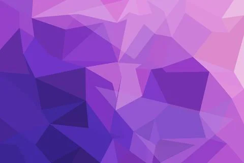 Abstract purple geometric pattern with triangles and polygons Stock Photos
