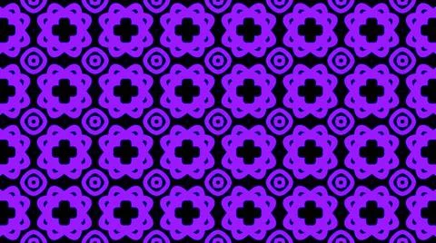 Abstract purple geometric seamless pattern background. Psychedelic Colorful K Illustrazione stock