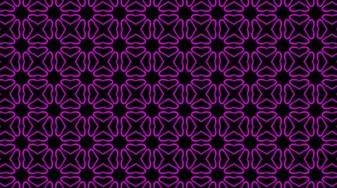 Abstract purple geometric seamless pattern background. Psychedelic Colorful K Stock Illustration