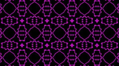 Abstract purple geometric seamless pattern background. Psychedelic Colorful K Stock Illustration