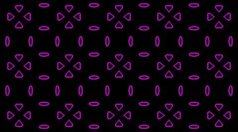 Abstract purple geometric seamless pattern background. Psychedelic Colorful K Stock Illustration