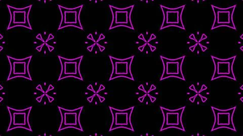 Abstract purple geometric seamless pattern background. Psychedelic Colorful K Illustrazione stock