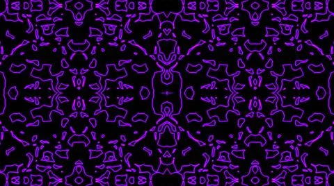 Abstract purple geometric seamless pattern background. Psychedelic Colorful K Illustrazione stock