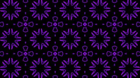Abstract purple geometric seamless pattern background. Psychedelic Colorful K イラスト素材