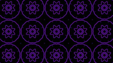 Abstract purple geometric seamless pattern background. Psychedelic Colorful K Illustrazione stock