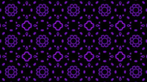 Abstract purple geometric seamless pattern background. Psychedelic Colorful K Stock Illustration