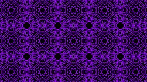 Abstract purple geometric seamless pattern background. Psychedelic Colorful K Stock Illustration