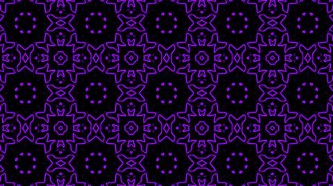 Abstract purple geometric seamless pattern background. Psychedelic Colorful K Illustrazione stock