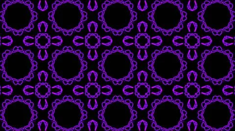 Abstract purple geometric seamless pattern background. Psychedelic Colorful K Stock Illustration