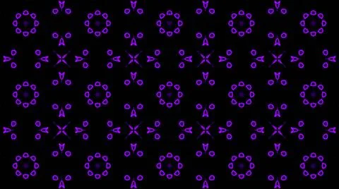 Abstract purple geometric seamless pattern background. Psychedelic Colorful K Illustrazione stock